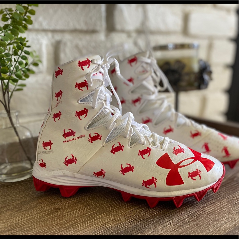 Boys Under Armour limited edition crab 🦀 cleats